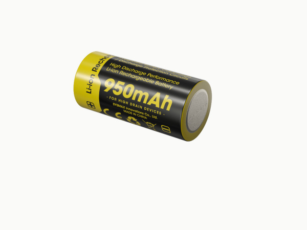 Аккумулятор NITECORE NL169 RCR123/16340 2A (Li-Ion 950mAh*3.6V=3,42Wh)